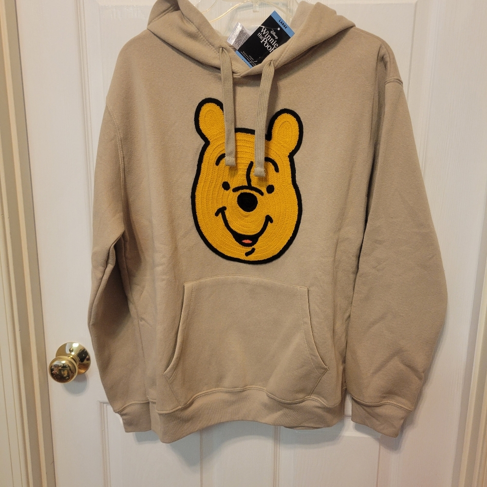 Disney Tan Hoodie with Yellow Character Design